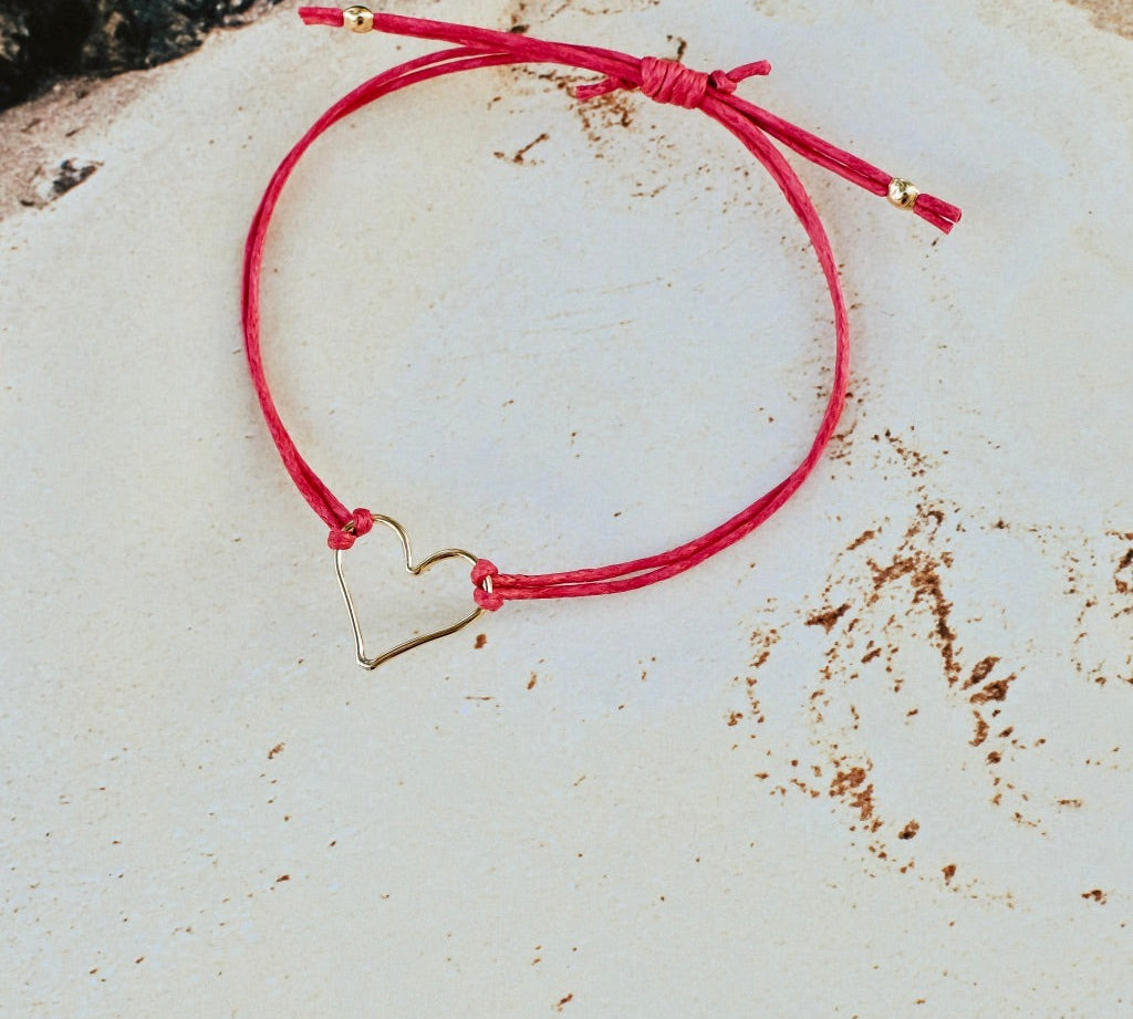 Fuschia 'Armed with Love' Bracelet, product image