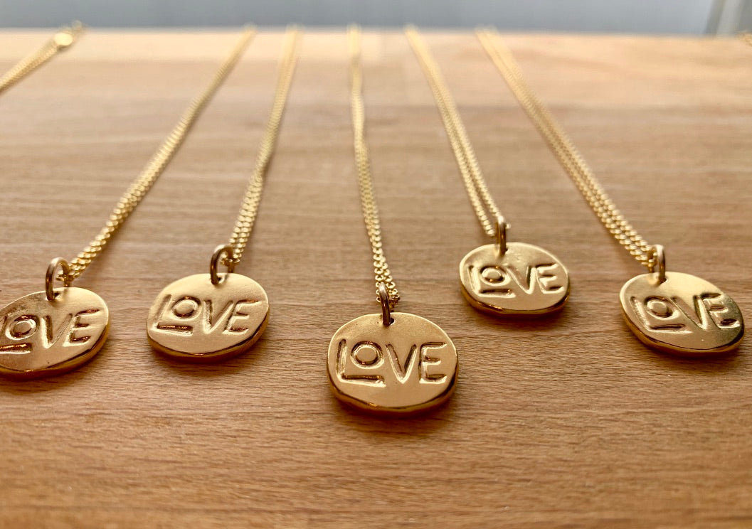 Love Pendant Necklace, display image for Gift Guide page