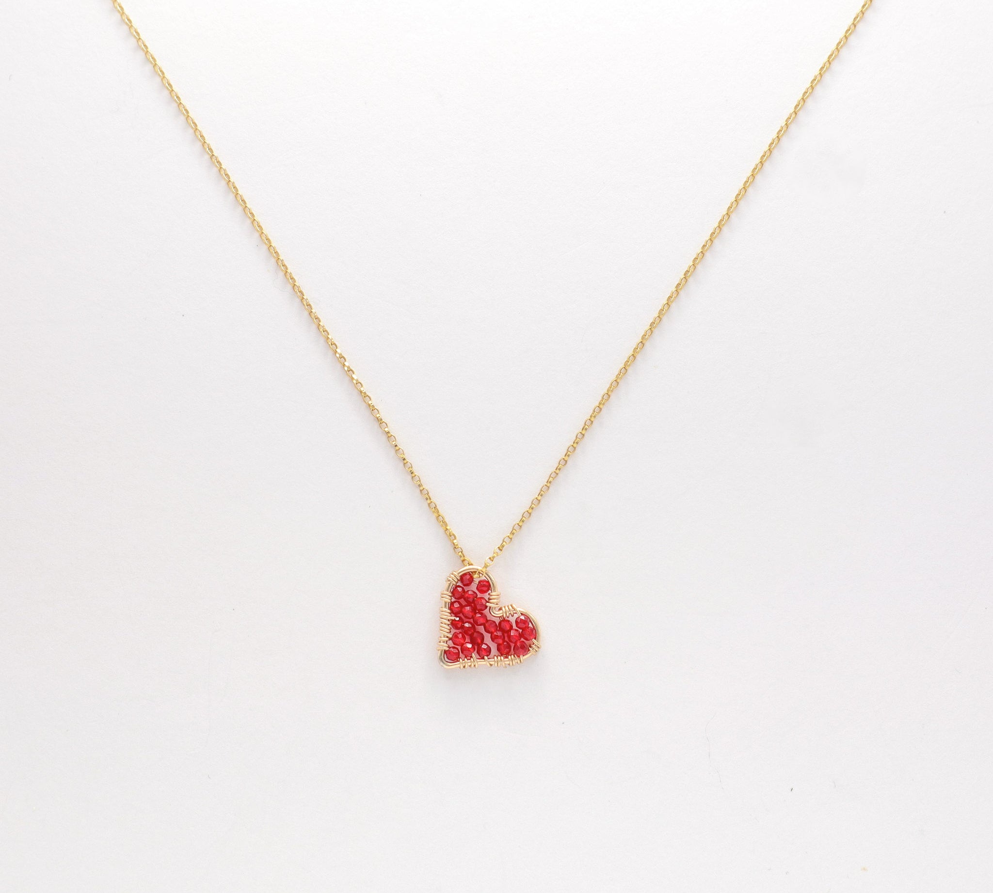 Scarlet Mini Love Drop Necklace, featured image