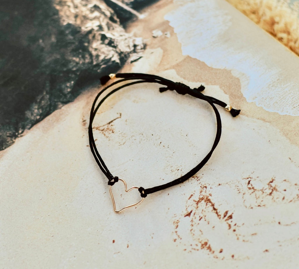 Black 'Armed with Love' Bracelet, product image