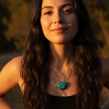 Turquoise Heart Necklace