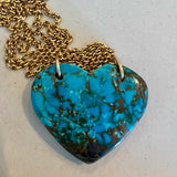 Turquoise Heart Necklace