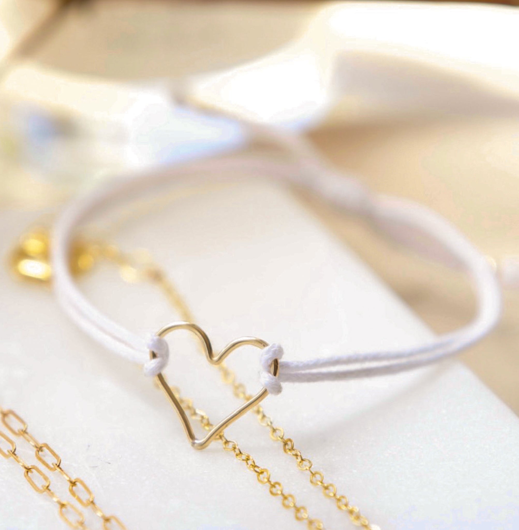 White 'Armed with Love' Bracelet, product image