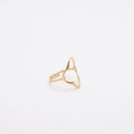 Gold Clover Ring, side image