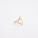 Gold Clover Ring, side image