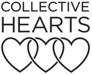 Collective Hearts logo, black with transparent background