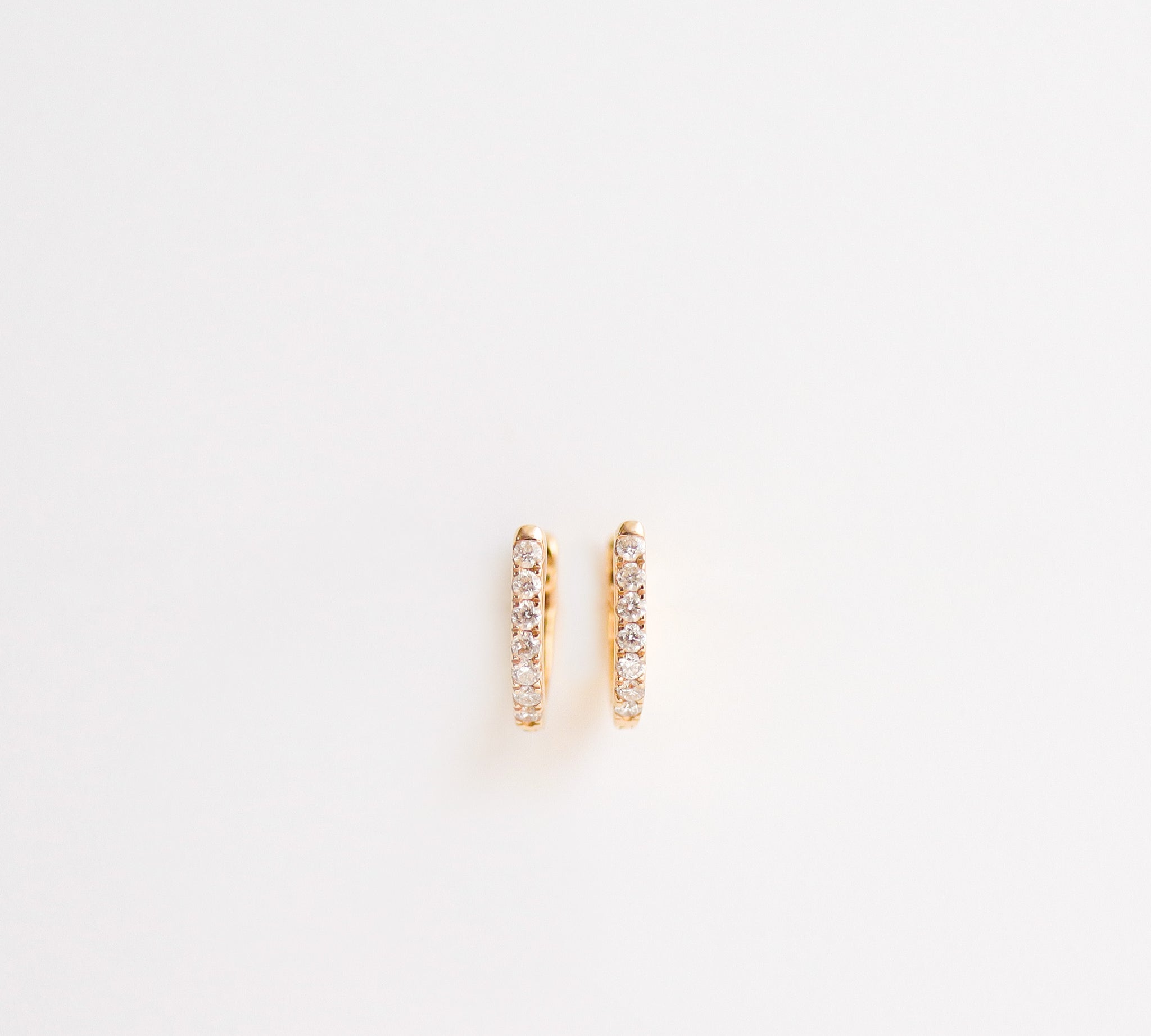 Fine Jewelry Line: Diamond Huggie Earrings, featured image