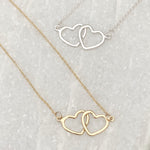 Gold and Silver Friendship Necklaces, product image