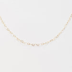 Gold Heart to Heart Necklace, product detail image