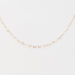 Gold Heart to Heart Necklace, product detail image