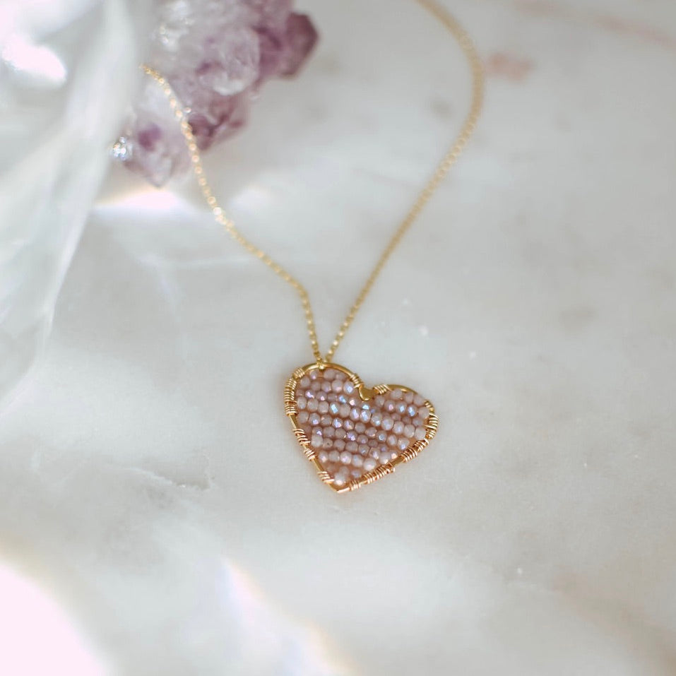 Blush Love Drop Necklace, product image