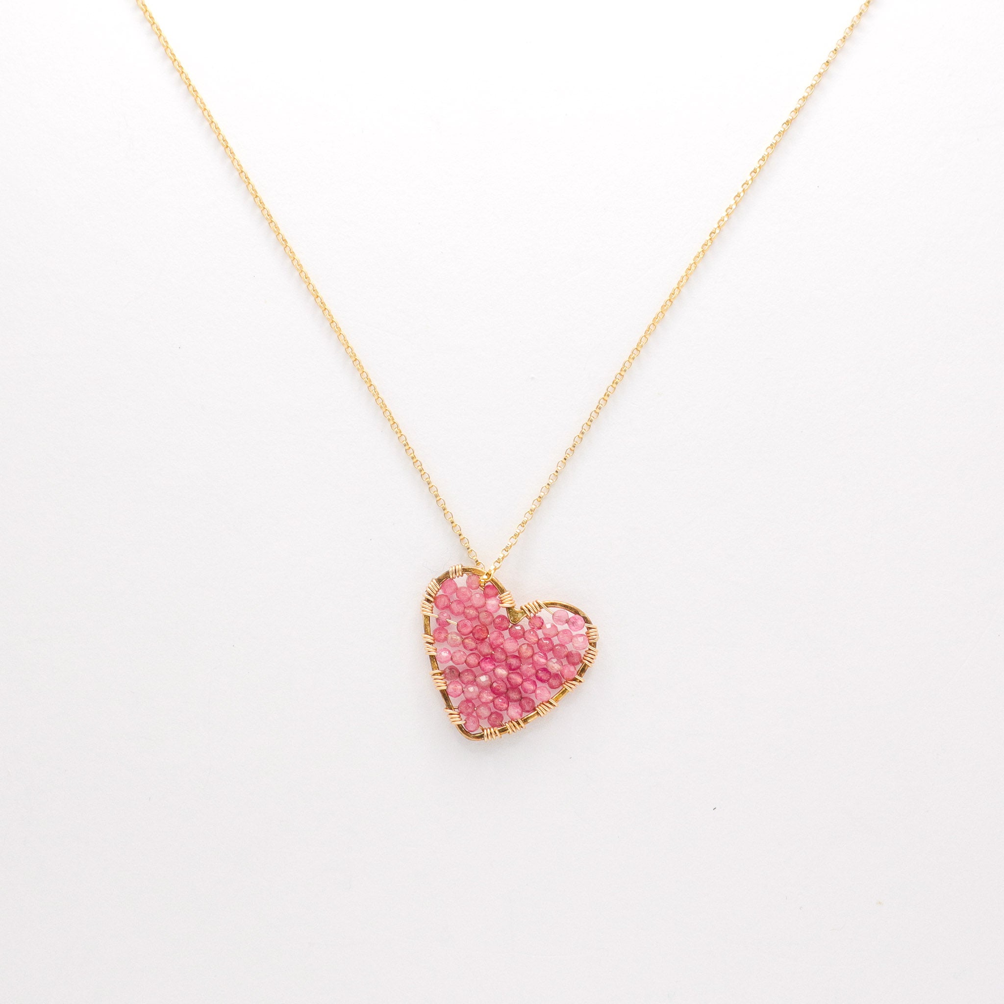 Pink Love Drop HOPE Necklace, featured image