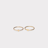 Love Stack Rings, Set of Two, featured image