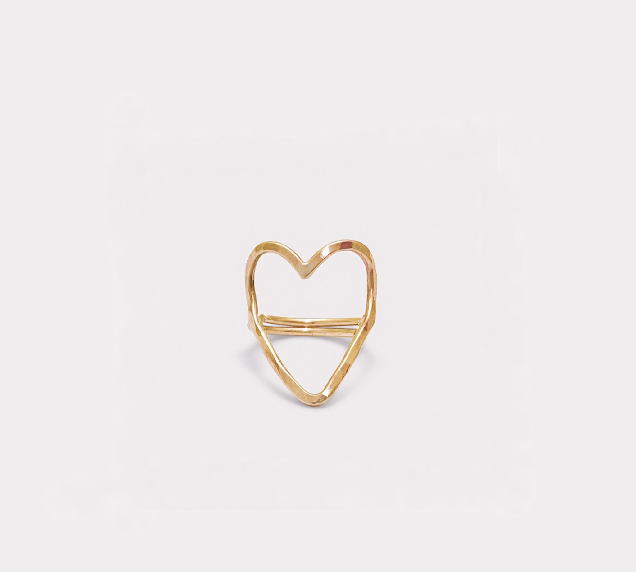 Gold Open Heart Ring, featured image