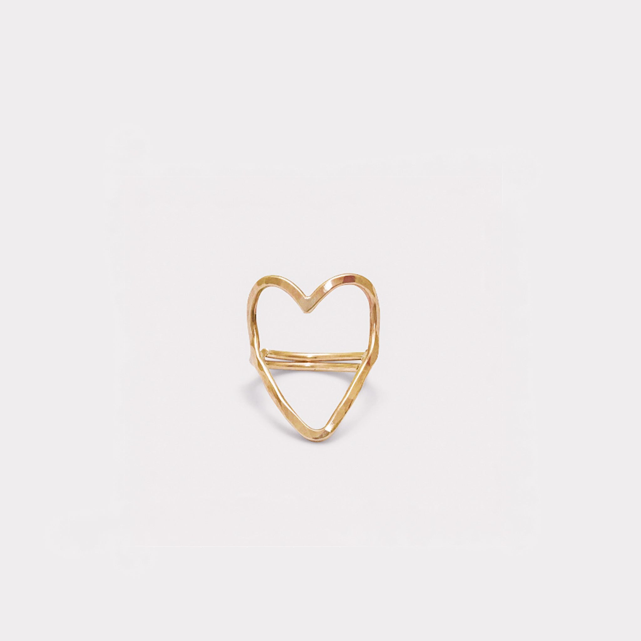 Gold Open Heart Ring, featured image