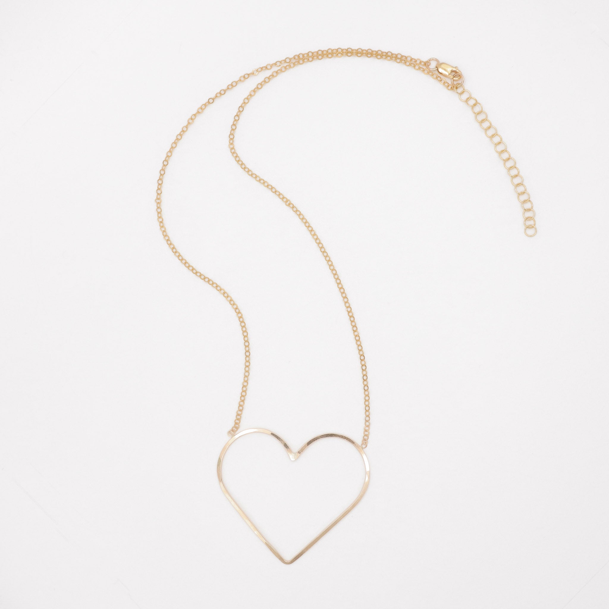Petite Heart of Gold Necklace, full view image