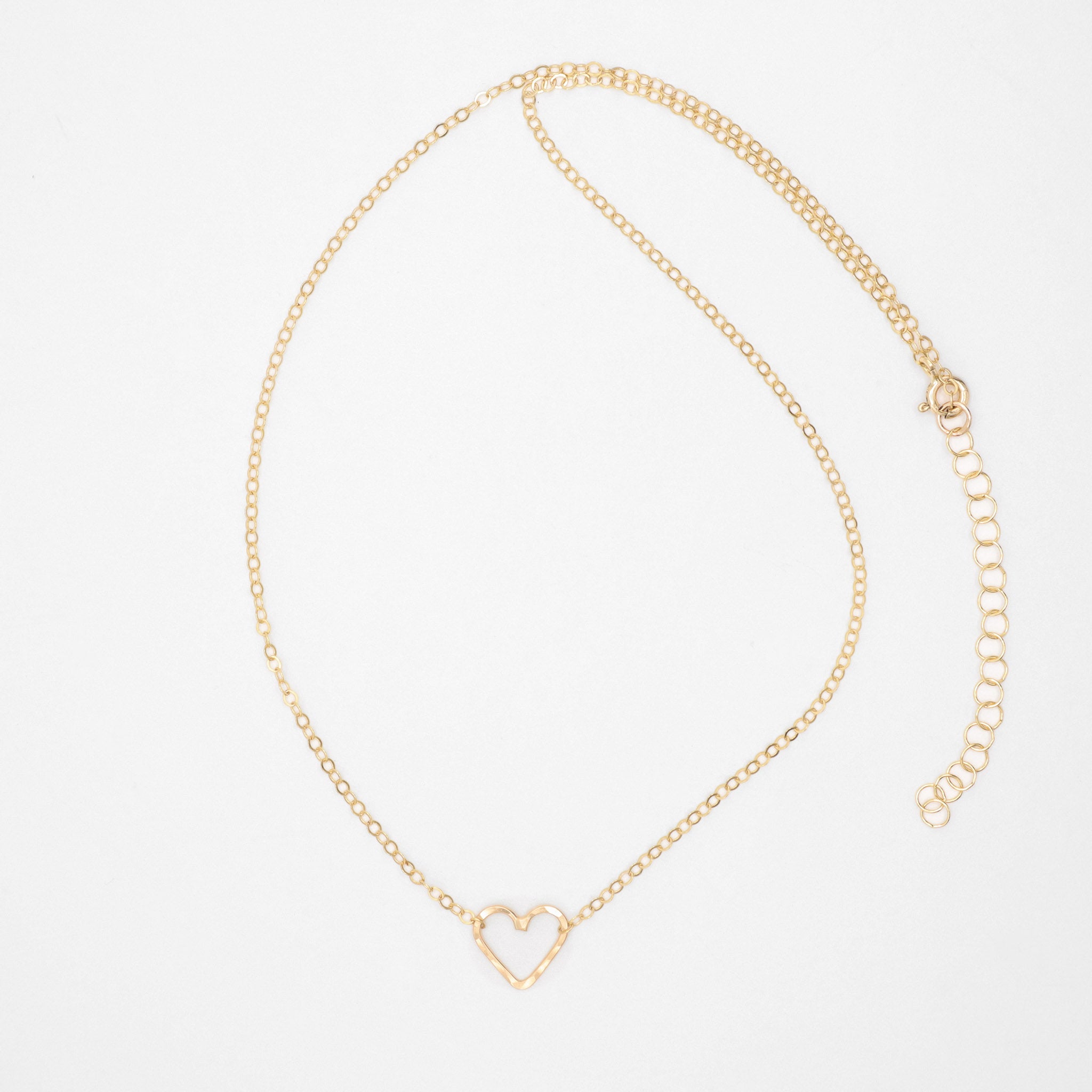 Gold Sweetheart Necklace, full view image