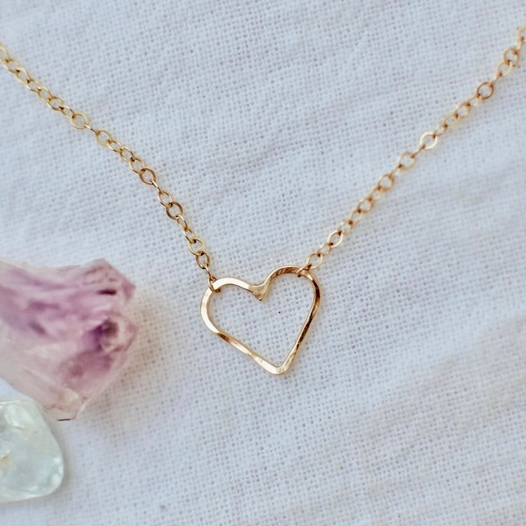 Gold Sweetheart Necklace Thumbnail