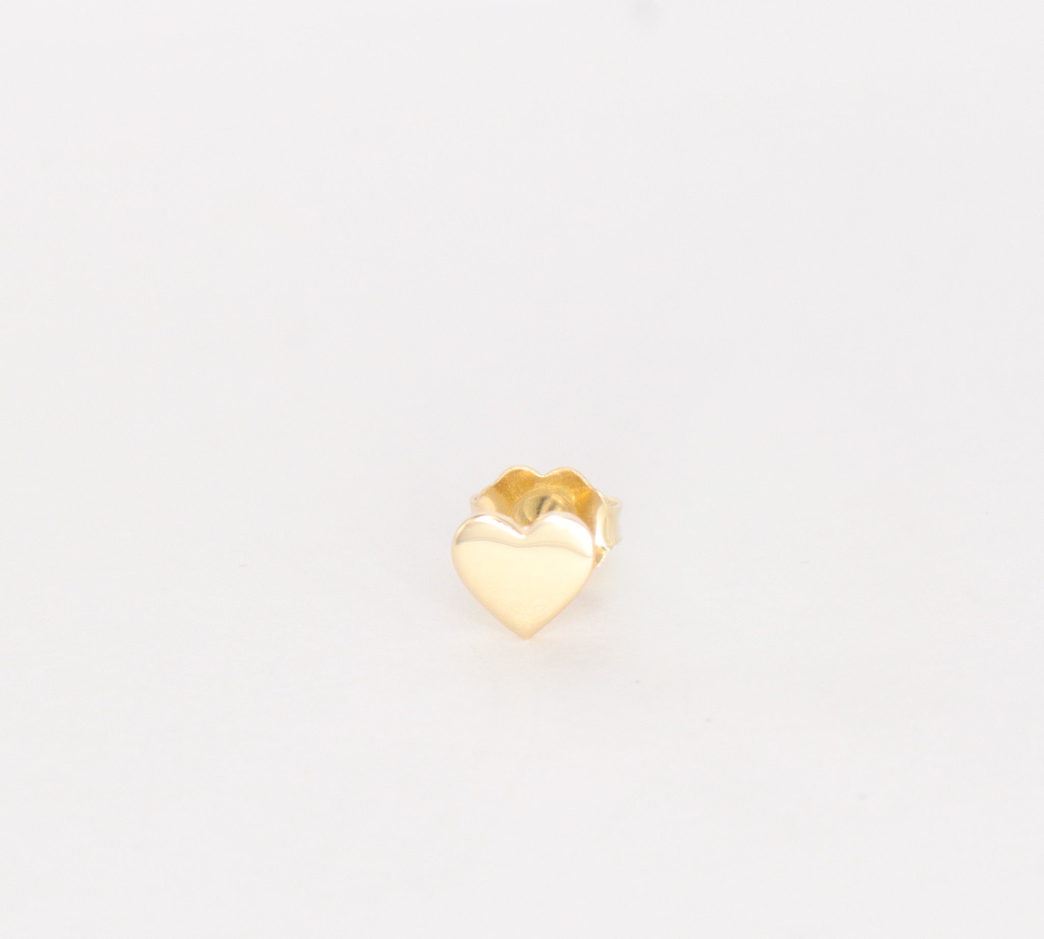 Fine Jewelry Line: Single Tiny Heart Stud Earring, featured image