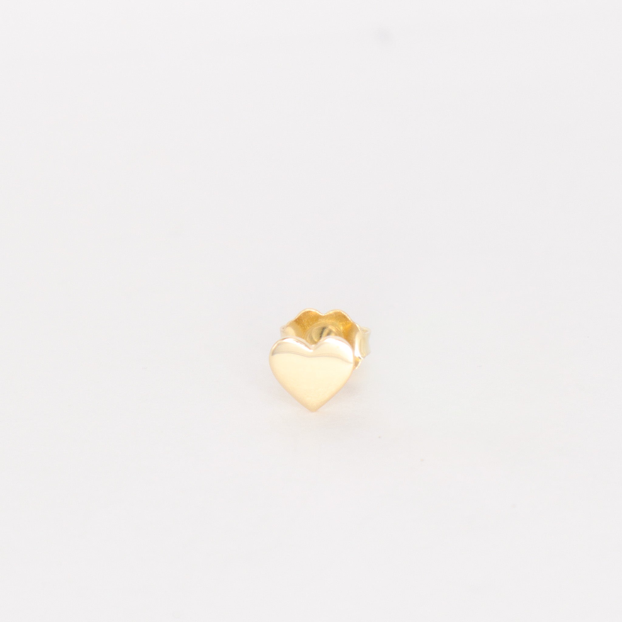 Fine Jewelry Line: Single Tiny Heart Stud Earring, featured image