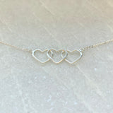 Silver Trinity Necklace, product image