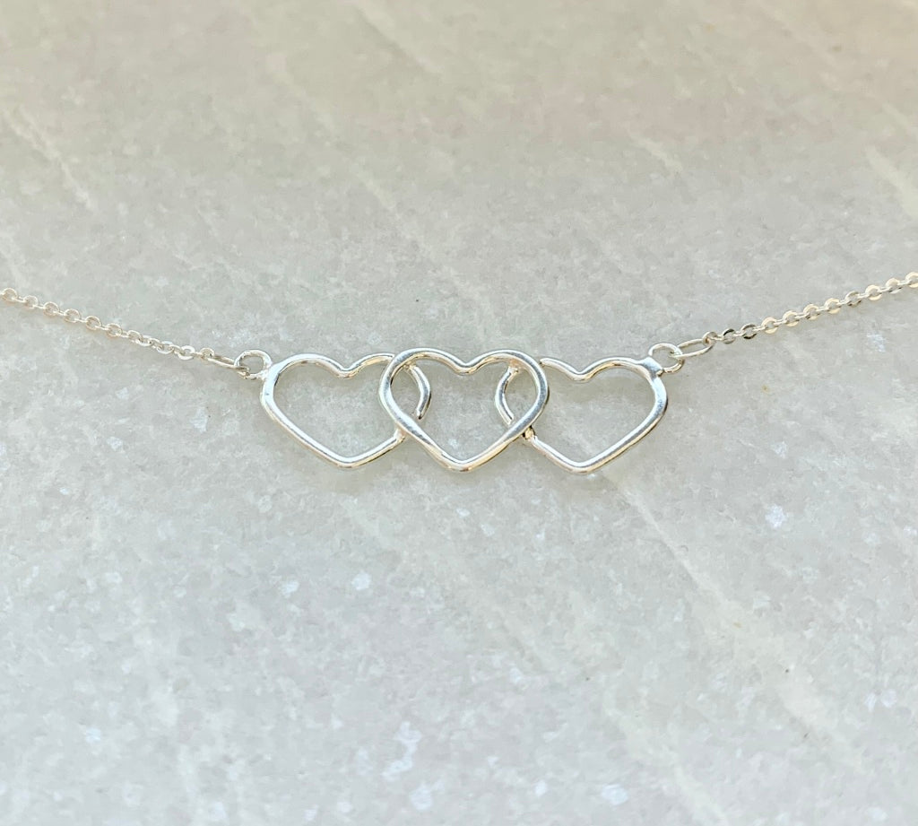 Silver Trinity Necklace, product image